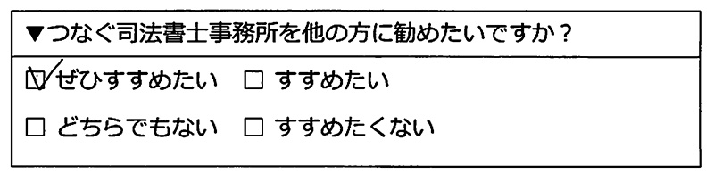 ぜひすすめたい