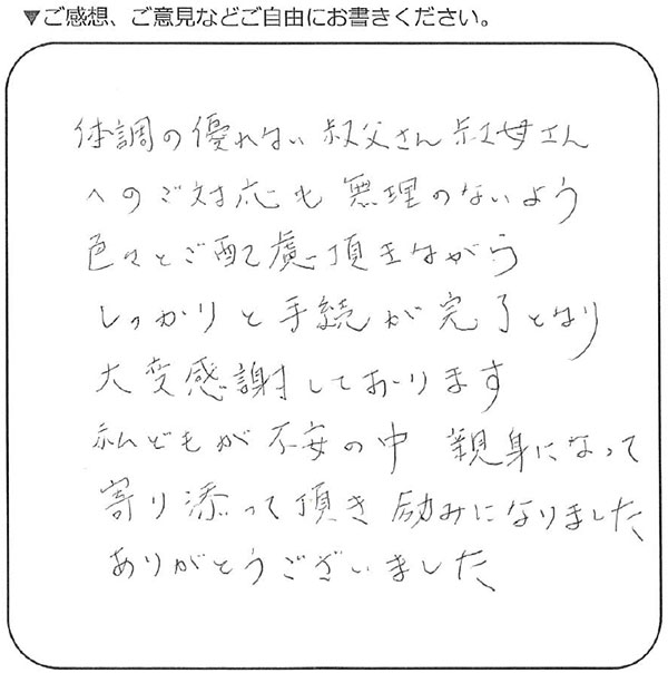 横浜市戸塚区 50代男性 相続放棄のお客様の声
